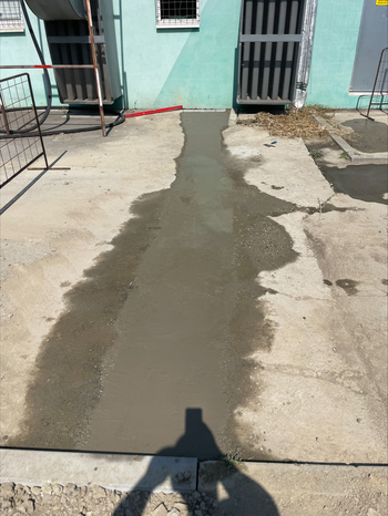 Zabetonovaná podlaha